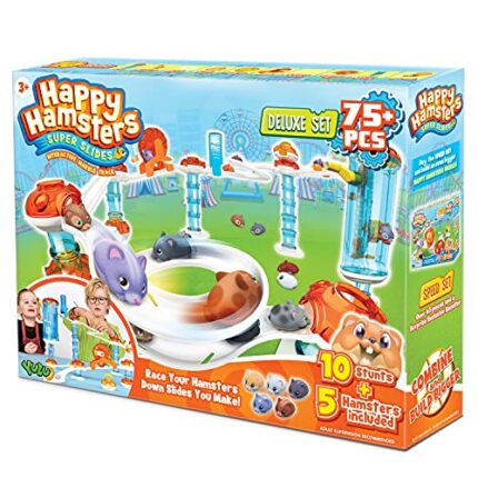 Happy Hamsters YL120002 Marble Run Deluxe Set, STEM Educational Learning Construction Toy Kit for Boys and Girls Ages 3+